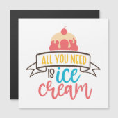 Alles wat je nodig hebt is ijs dessert zoete trakt (Voorkant / Achterkant)