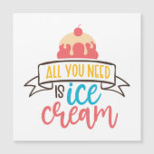 Alles wat je nodig hebt is ijs dessert zoete trakt (Voorkant)