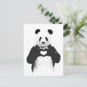 Alles wat je nodig hebt is liefde briefkaart (Staand voorkant)