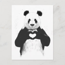 Alles wat je nodig hebt is liefde briefkaart