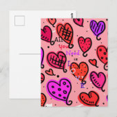 Alles wat je nodig hebt is Liefde Briefkaart (Voorkant / Achterkant)