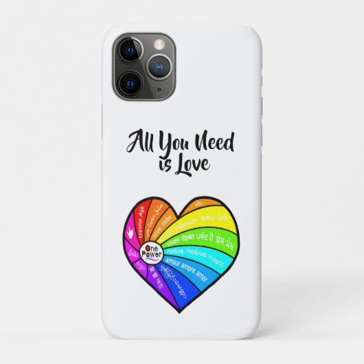 Alles wat je nodig hebt is Liefde Case-Mate iPhone Case (Achterkant)
