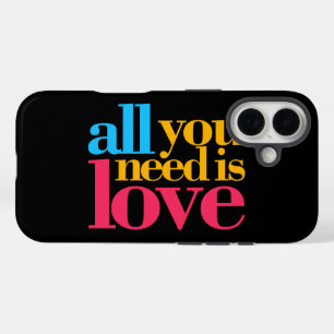 Alles wat je nodig hebt is liefde iPhone 16 hoesje