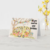 ALLES WAT JE NODIG HEBT IS LIEFDE / EEN CAMPER / M KAART (Gele Bloem)