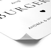 Alles wat je nodig hebt is liefde en burgers bruil poster (Hoek)