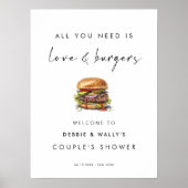 Alles wat je nodig hebt is liefde en Burgers Coupl Poster (Voorkant)