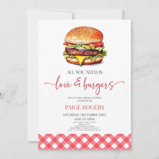 Alles wat je nodig hebt is Liefde en Burgers Vrijg Kaart (Voorkant)