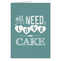 Alles wat je nodig hebt is liefde en Cake