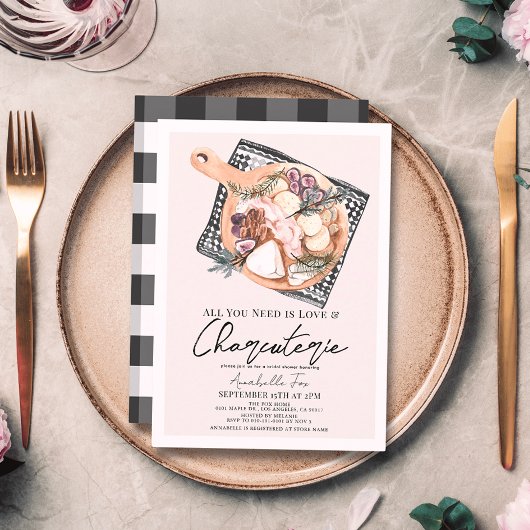 Alles wat je nodig hebt is liefde en charcuterie V Kaart