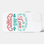 Alles wat je nodig hebt is liefde en chocolade Case-Mate iPhone case (Achterkant (horizontaal))
