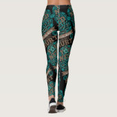 Alles wat je nodig hebt is liefde en chocolade leggings (Achterkant)