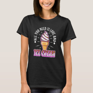 Alles wat je nodig hebt is liefde en consumptie cr t-shirt