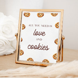 Alles wat je nodig hebt is Liefde en Cookies Party Poster