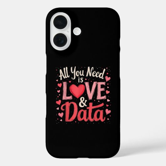 Alles wat je nodig hebt is liefde en data Case-Mate iPhone case (Achterkant)