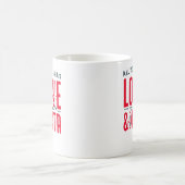 Alles wat je nodig hebt is liefde en data - grappi koffiemok (Center)