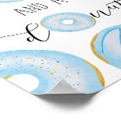 Alles wat je nodig hebt is liefde en een donut bab poster (Hoek)