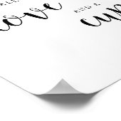 Alles wat je nodig hebt is liefde en een gebak poster (Hoek)