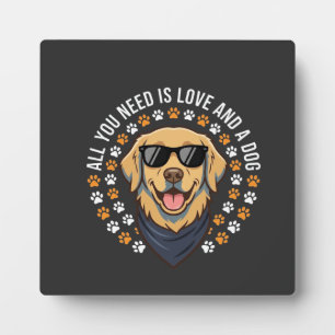 Alles wat je nodig hebt is liefde en een hond_1 fotoplaat