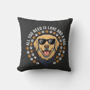 Alles wat je nodig hebt is liefde en een hond_1 kussen