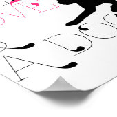 "Alles wat je nodig hebt is liefde en een hond" 8x Poster (Hoek)