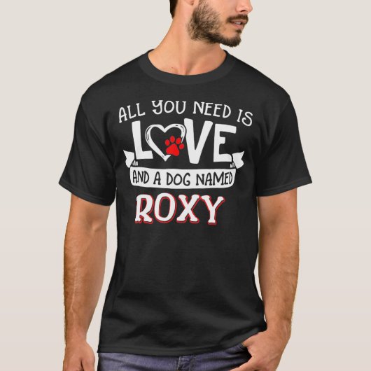 Alles wat je nodig hebt is liefde en een hond gena t-shirt (Voorkant)