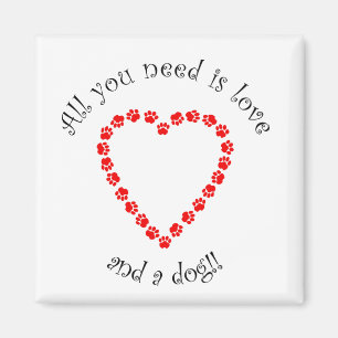 Alles wat je nodig hebt, is liefde en een hond mag magneet