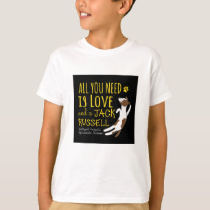 Alles wat je nodig hebt is liefde en een Jack Russ T-shirt