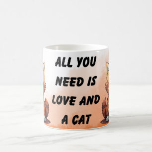 Alles wat je nodig hebt is liefde en een kat koffiemok