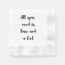 Alles wat je nodig hebt is liefde en een kat Serve