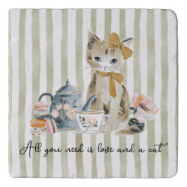 Alles wat je nodig hebt is liefde en een kat trivet