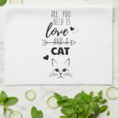 Alles wat je nodig hebt is liefde en een keukenhan theedoek (Gevouwen)