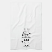 Alles wat je nodig hebt is liefde en een keukenhan theedoek (Verticaal)