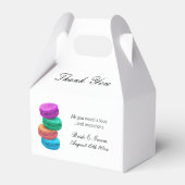 Alles wat je nodig hebt is liefde en een macarons bedankdoosjes (Achterkant)