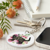 Alles wat je nodig hebt is liefde en een Sleutelha Sleutelhanger (Voorkant Rechts)