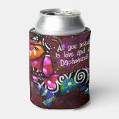 Alles wat je nodig hebt is liefde en een teckel Ab Blikjeskoeler (Blikje Voorkant)