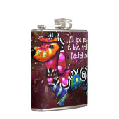 Alles wat je nodig hebt is liefde en een teckel Ab Heupfles (Rechts)