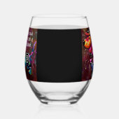 Alles wat je nodig hebt is liefde en een teckel Ab Wijnglas Zonder Voet (Links)