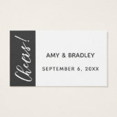 Alles wat je nodig hebt is liefde en een vrije Dri Visitekaartjes (Achterkant)