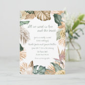 Alles wat je nodig hebt is liefde en het tropische kaart