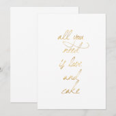 Alles wat je nodig hebt is liefde en kook (Voorkant / Achterkant)