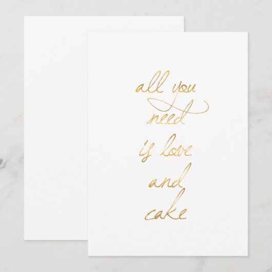Alles wat je nodig hebt is liefde en kook (Voorkant / Achterkant)