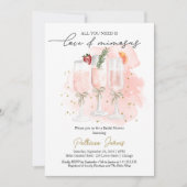 Alles wat je nodig hebt is liefde en mimosas Vrijg Kaart (Voorkant)