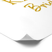 Alles wat je nodig hebt is liefde en pizza Bruidsf Poster (Hoek)