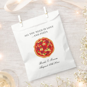 Alles wat je nodig hebt is liefde en pizza leuke b bedankzakje