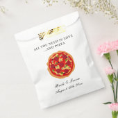 Alles wat je nodig hebt is liefde en pizza leuke b bedankzakje (Gezegeld)