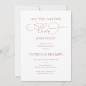 Alles wat je nodig hebt is Liefde en Pizza Proefdi Kaart (Voorkant)