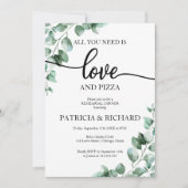 Alles wat je nodig hebt is liefde en Pizza repetit Kaart (Voorkant)