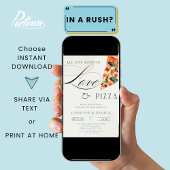 Alles wat je nodig hebt is liefde en pizza repetit kaart