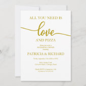 Alles wat je nodig hebt is liefde en Pizza repetit Kaart (Voorkant)