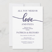 Alles wat je nodig hebt is liefde en Pizza repetit Kaart (Voorkant)